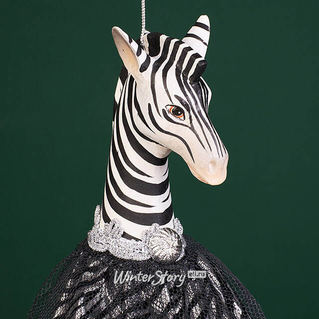 Елочная игрушка Зебра Филберт 36 см, подвеска Christmas Deluxe
