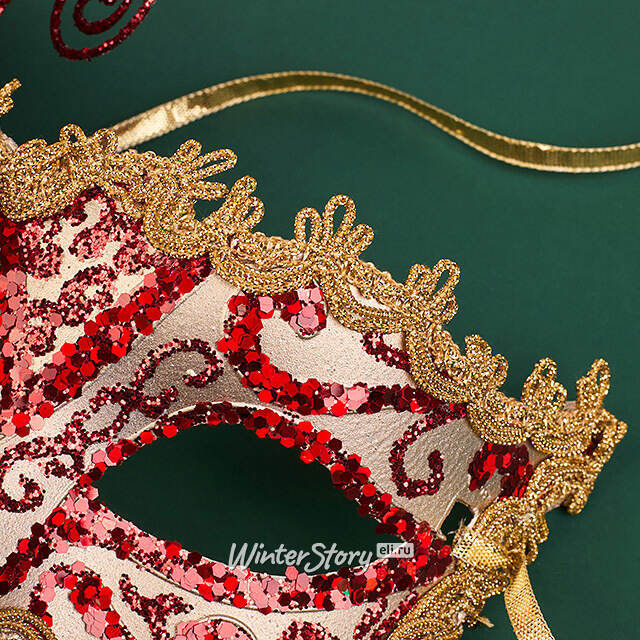 Елочное украшение Маска Lusso Doriane 20 см Christmas Deluxe