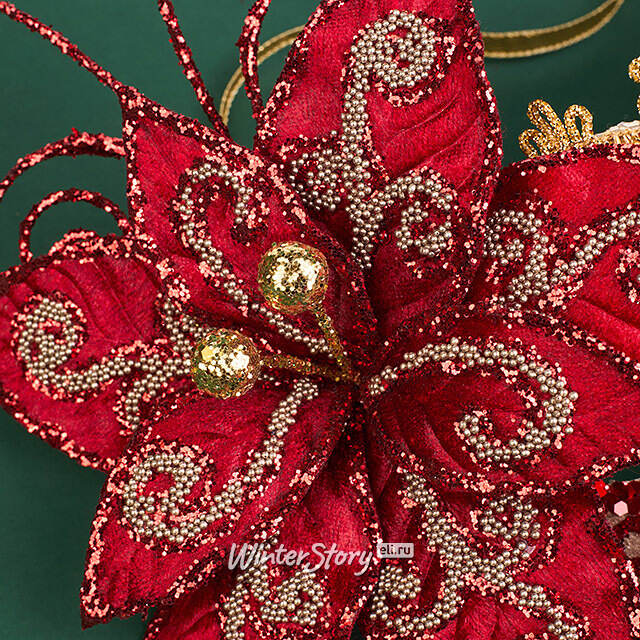 Елочное украшение Маска Lusso Doriane 20 см Christmas Deluxe