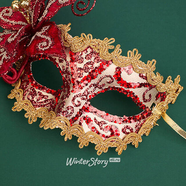 Елочное украшение Маска Lusso Doriane 20 см Christmas Deluxe