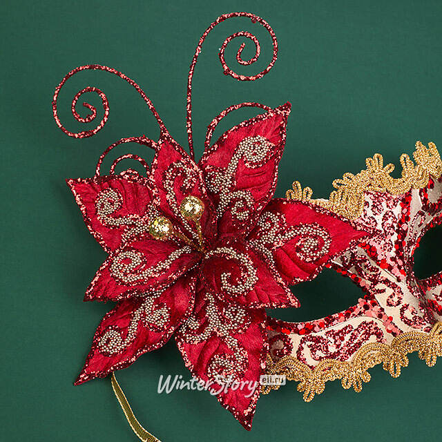 Елочное украшение Маска Lusso Doriane 20 см Christmas Deluxe