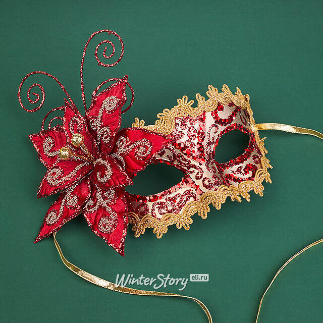 Елочное украшение Маска Lusso Doriane 20 см Christmas Deluxe