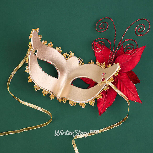 Елочное украшение Маска Lusso Doriane 20 см Christmas Deluxe