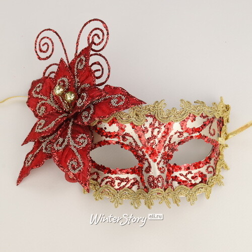 Карнавальная маска Lusso Doriane 20 см Christmas Deluxe