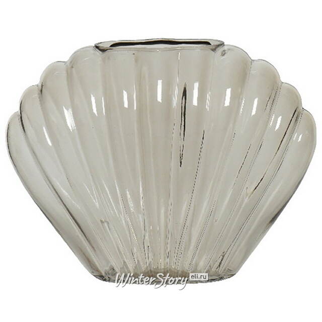 Стеклянная ваза Mikimoto Beige 24 см Kaemingk