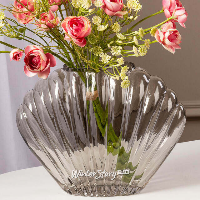 Стеклянная ваза Mikimoto Beige 24 см Kaemingk