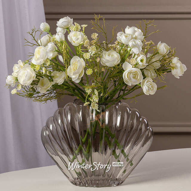 Стеклянная ваза Mikimoto Beige 24 см Kaemingk