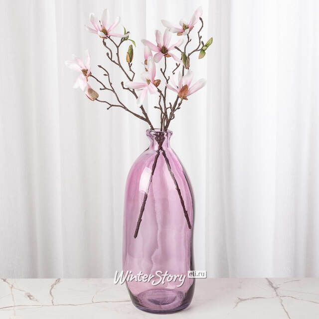 Стеклянная ваза-бутылка Eiter Rose 35 см Kaemingk