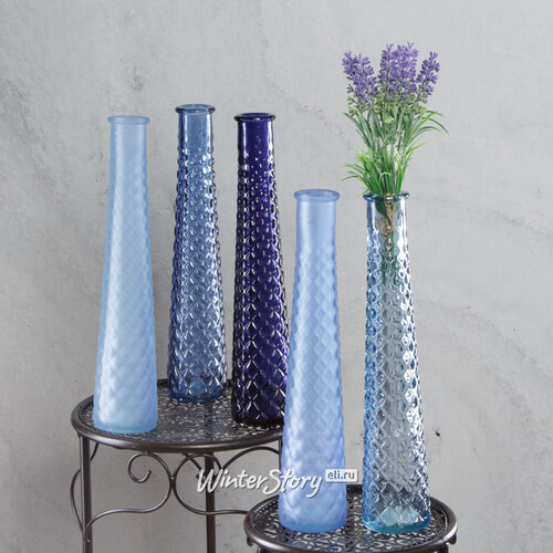 Набор стеклянных ваз Blue Lagoon 32 см, 5 шт Kaemingk
