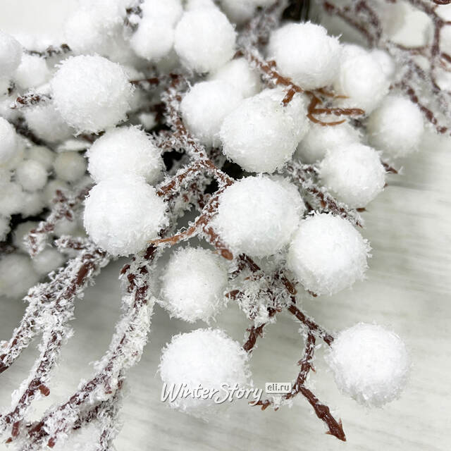 Венок с ягодами White Berry 45 см Christmas Deluxe