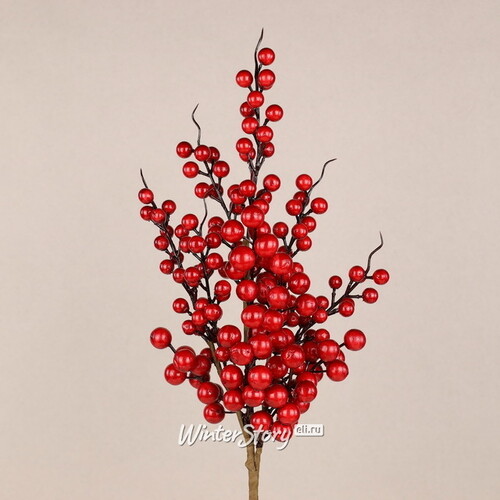 Декоративная ветка с ягодами Берримор 55 см Christmas Deluxe
