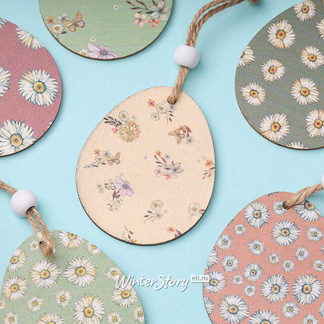 Пасхальные украшения Яйца Easter Master 7 см, 8 шт, подвеска Kaemingk