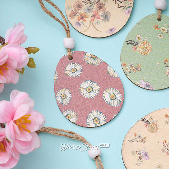 Пасхальные украшения Яйца Easter Master 7 см, 8 шт, подвеска Kaemingk