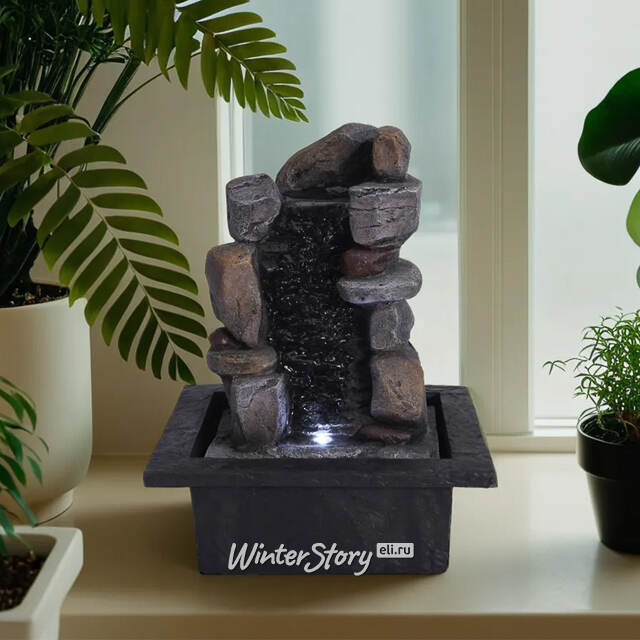 Декоративный фонтан Remunes 27*22 см с LED подсветкой Koopman