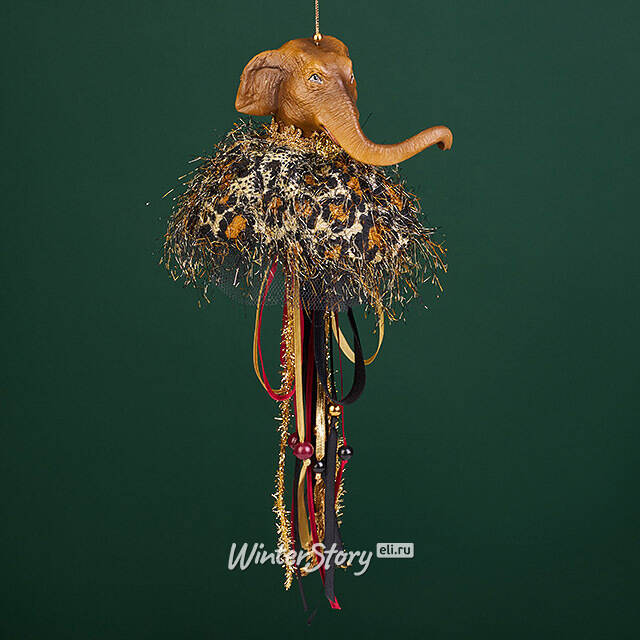 Елочная игрушка Королевский Слон Бруно 36 см Christmas Deluxe