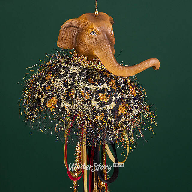 Елочная игрушка Королевский Слон Бруно 36 см Christmas Deluxe