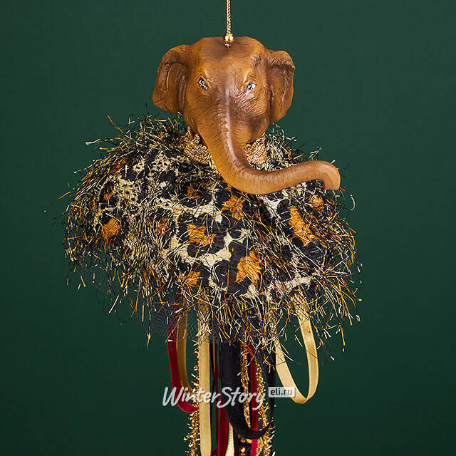 Елочная игрушка Королевский Слон Бруно 36 см Christmas Deluxe