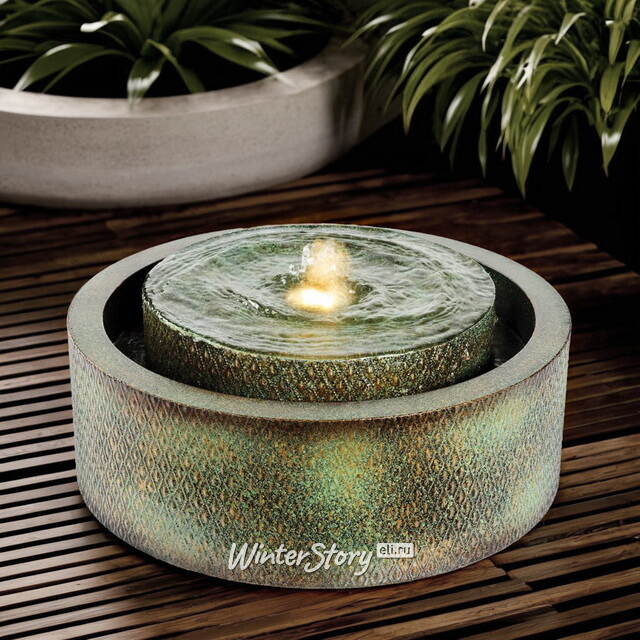 Декоративный фонтан Сан-Рафаэль 46 см с LED подсветкой Kaemingk