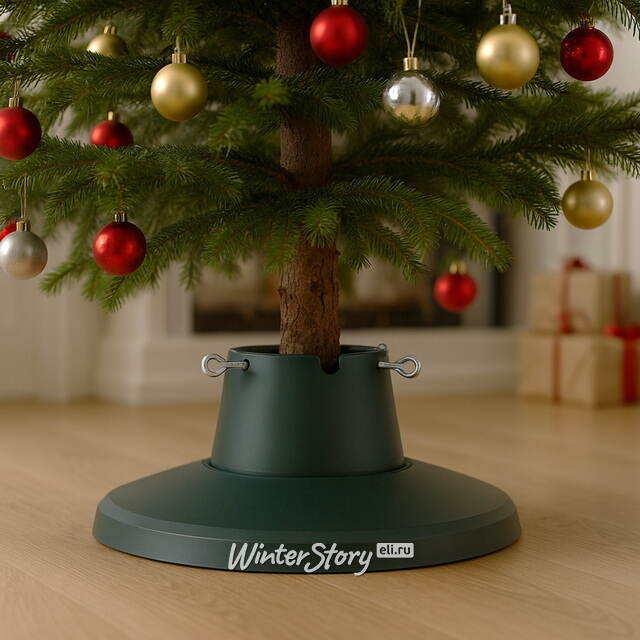 Подставка для живой елки до 2.1 м, диаметр ствола до 11 см, зеленая Koopman