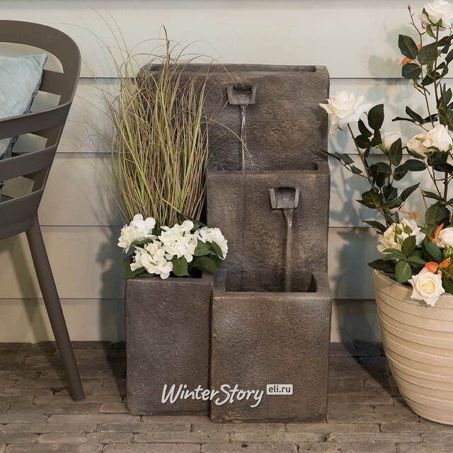 Садовый фонтан Виареджо 70 см с цветочным горшком Kaemingk (Кейминг)