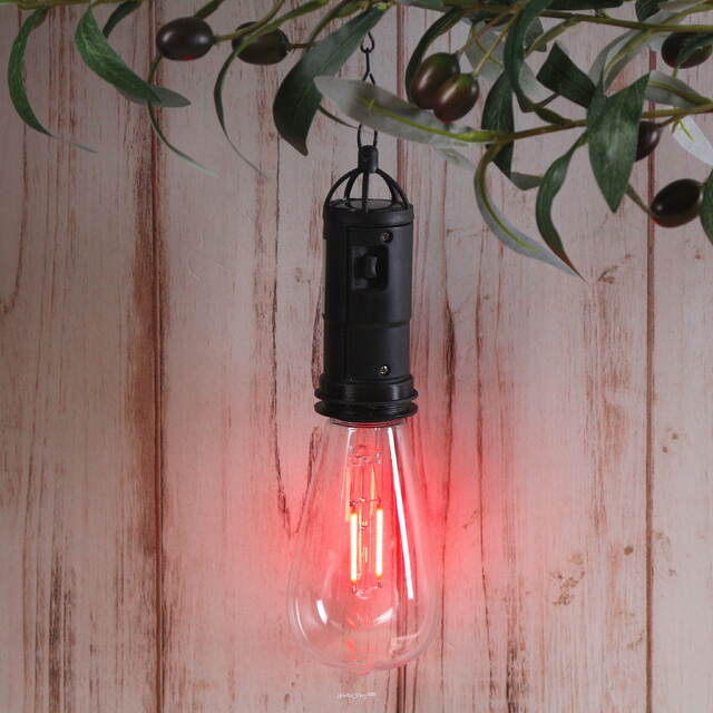 Подвесной солнечный светильник Solar Furiosa 20 см, красный, IP44 Kaemingk