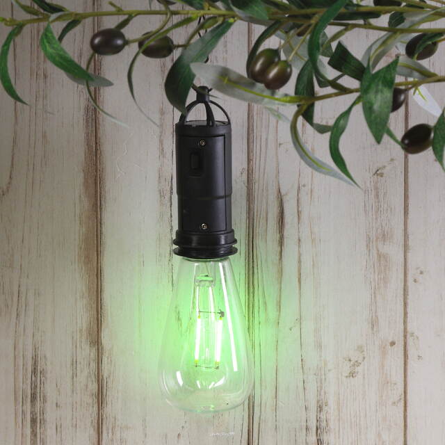 Подвесной солнечный светильник Solar Furiosa 20 см, зеленый, IP44 Kaemingk