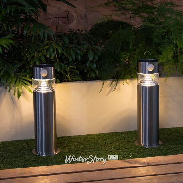 Садовый фонарь на солнечной батарее Solar Miami 30 см, датчик движения, IP44 Kaemingk