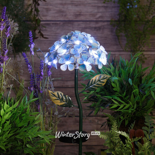 Садовый солнечный светильник Solar Flower Blue 54*16 см, IP44 Kaemingk