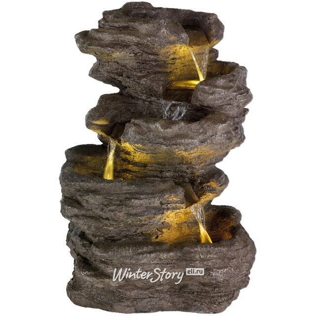 Декоративный фонтан Магеллан 54 см с LED подсветкой Kaemingk