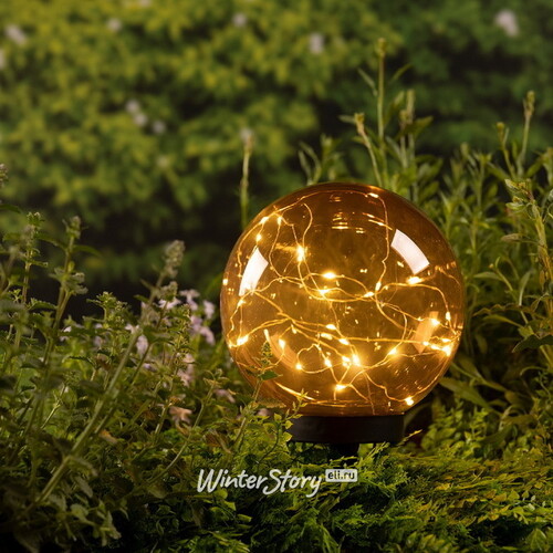 Садовый солнечный светильник Solar Amber 28*20 см, IP44 Kaemingk