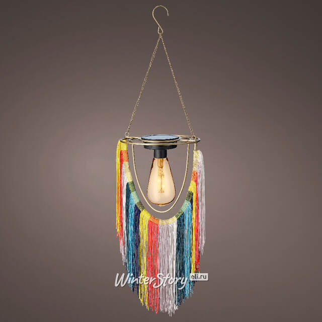 Подвесной светильник на солнечной батарее Solar Boho - Multicolor 38 см, IP44 Kaemingk