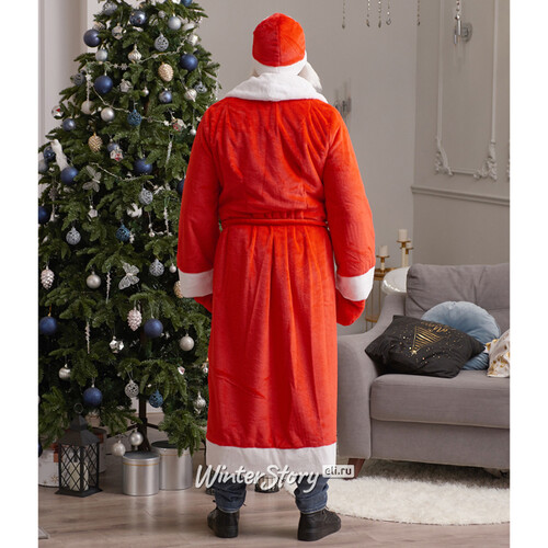 Взрослый карнавальный костюм Дед Мороз, 52-54 размер Бока С