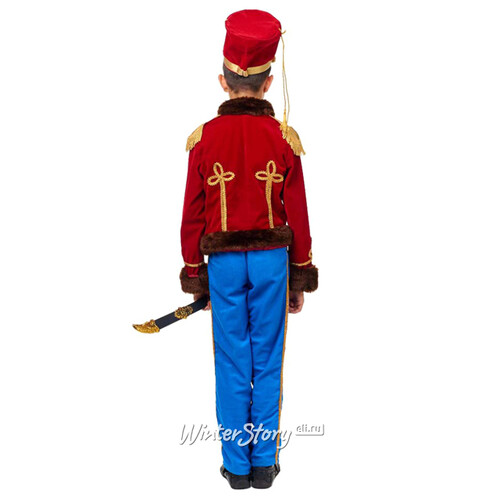 Карнавальный костюм Гусарский офицер, рост 146 см Батик