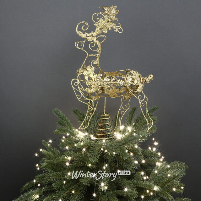 Елочная верхушка Олень Риомаджоре 40 см Goodwill