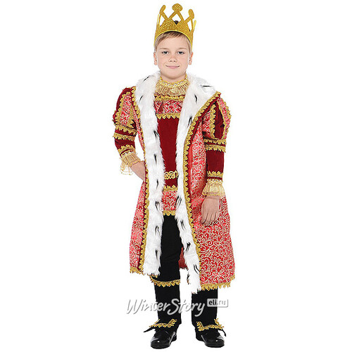 Карнавальный костюм Король, рост 140 см Батик