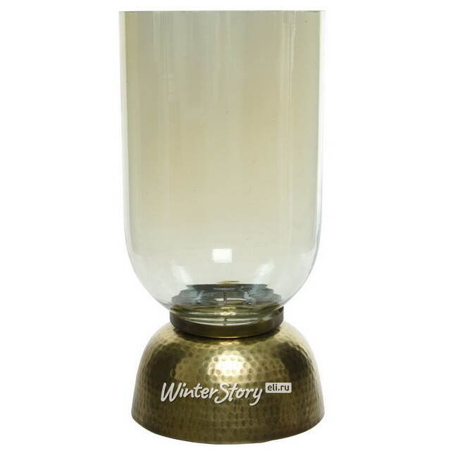 Стеклянный подсвечник Lampe Vintage 31 см, для классической свечи Kaemingk