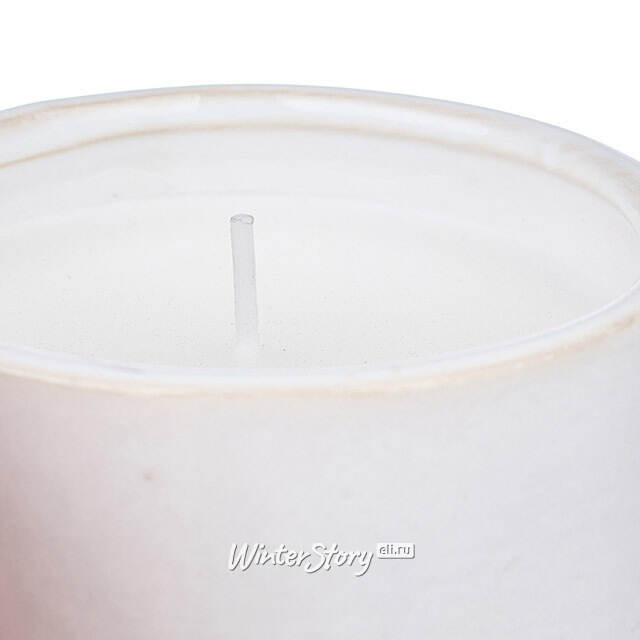 Ароматическая свеча Cotton Rocher 10 см, в фарфоровом стакане Koopman