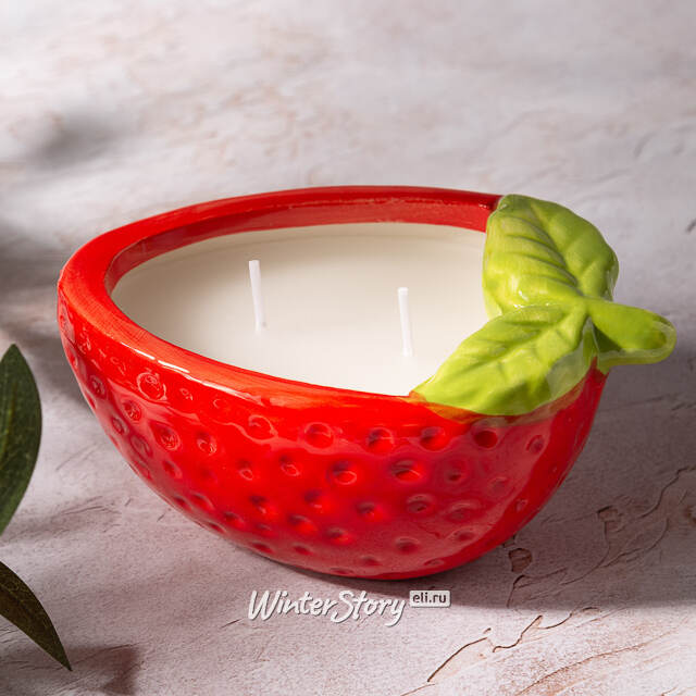 Ароматическая свеча Fruit - Клубника 14 см Koopman