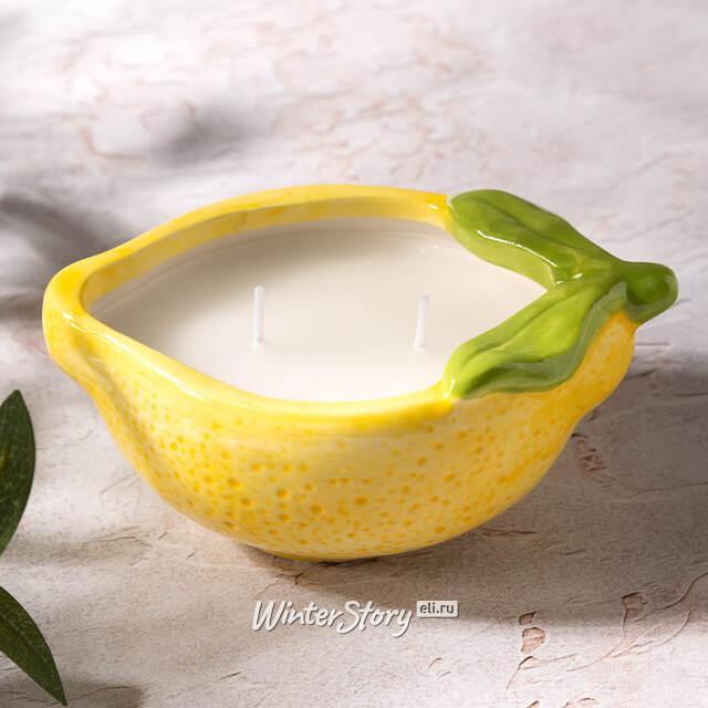 Ароматическая свеча Fruit - Лимон 14 см Koopman