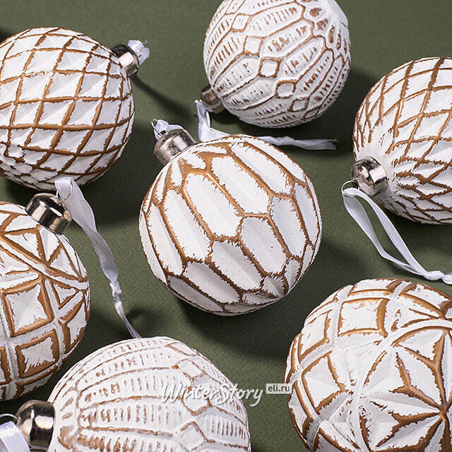 Набор стеклянных шаров Casa di Giulietta 8 см, 12 шт Kaemingk