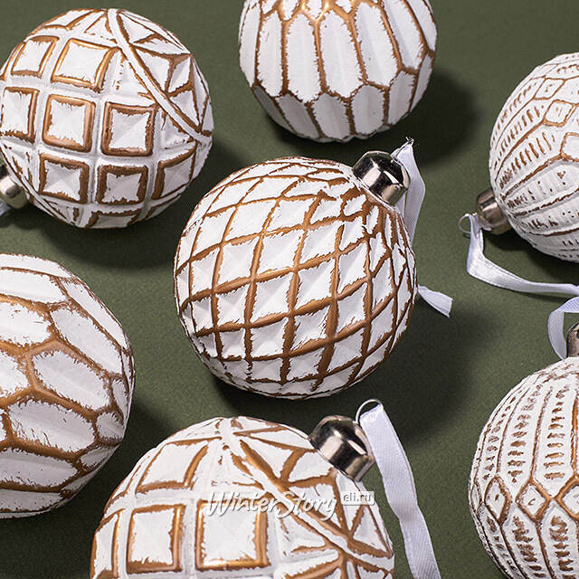 Набор стеклянных шаров Casa di Giulietta 8 см, 12 шт Kaemingk