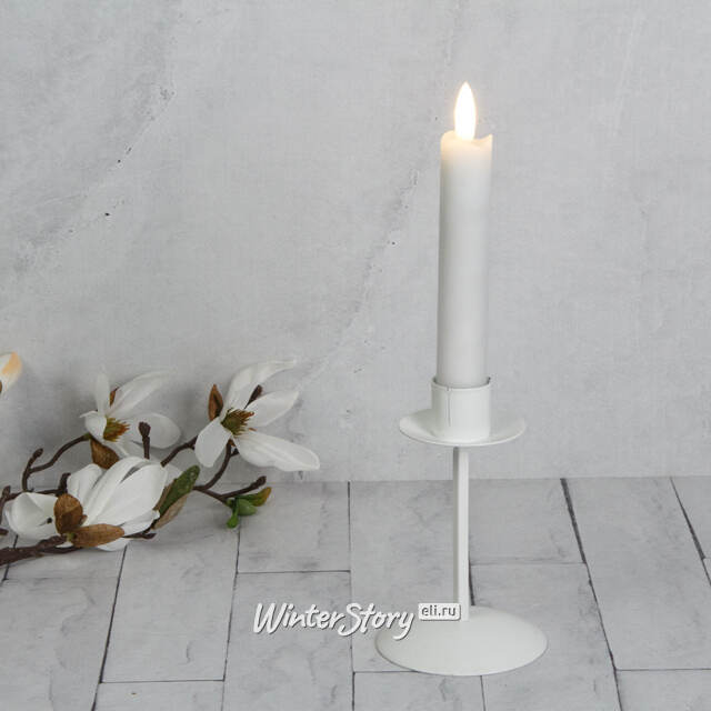 Металлический подсвечник Ингланд 12 см белый Омский Свечной