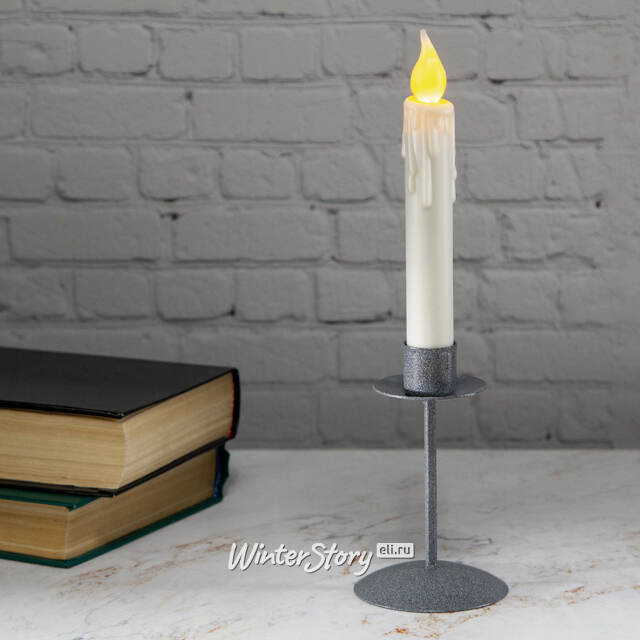 Металлический подсвечник Ингланд 12 см серый Омский Свечной