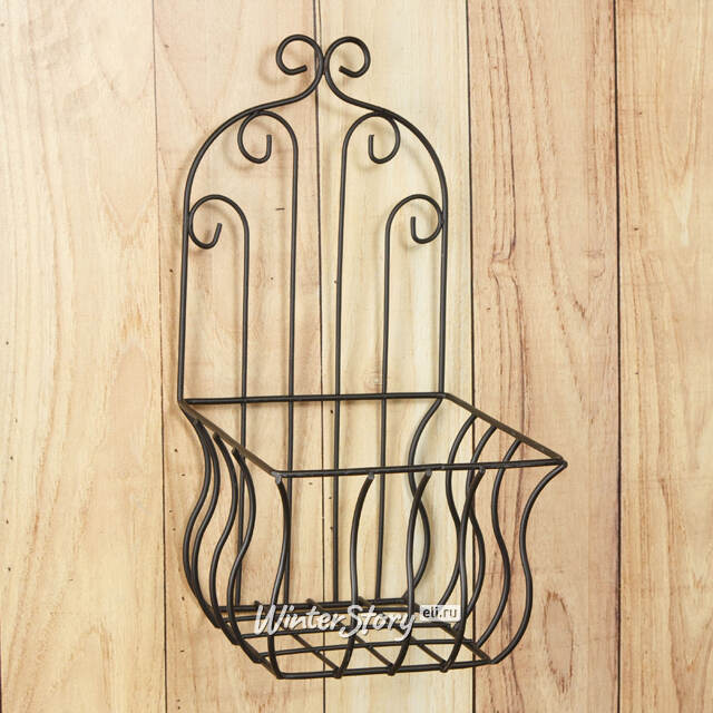 Подвесное кашпо - корзина Шамбери 32*16 см, металл Boltze