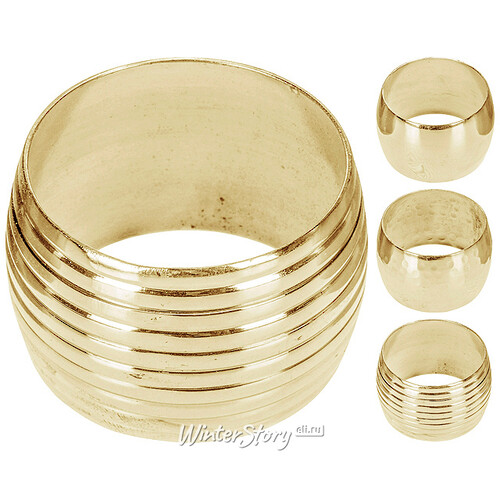 Кольцо для салфеток Классика 4.5 см золотой Koopman