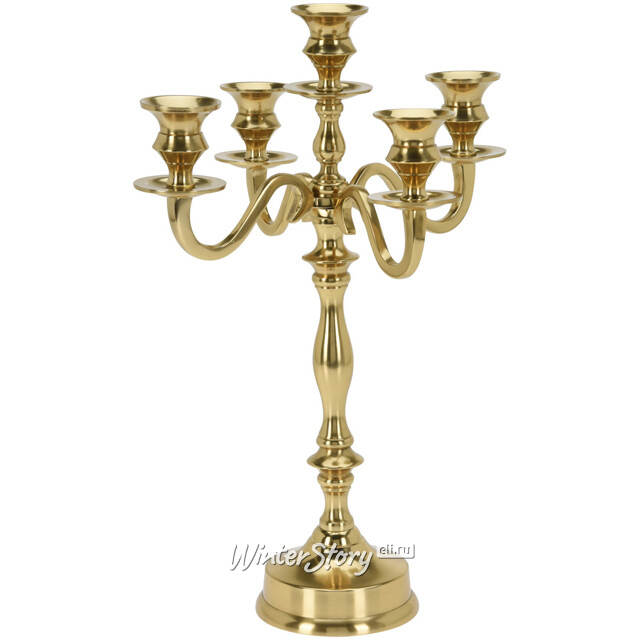 Подсвечник канделябр на 5 свечей Финвальдо 40 см Koopman