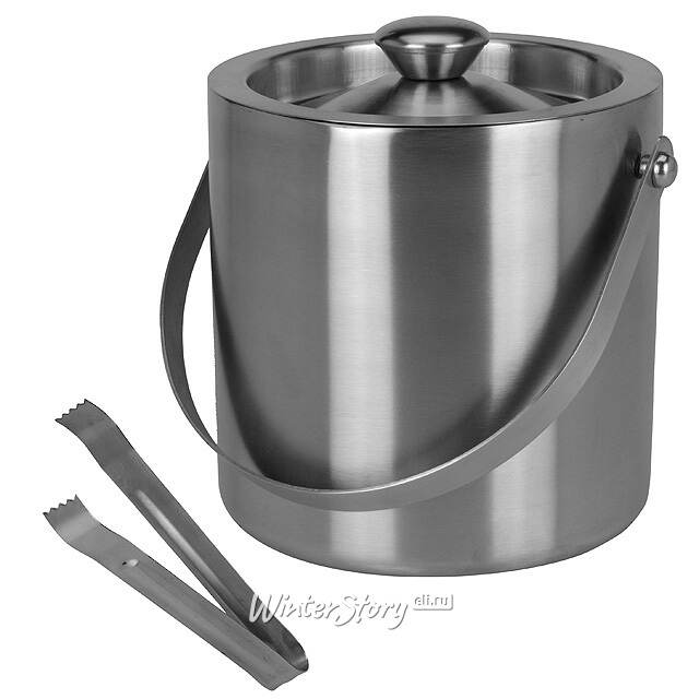 Ведерко для льда с крышкой и щипцами, 15*16 см Koopman