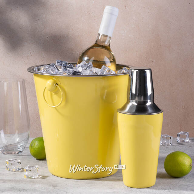 Шейкер для коктейлей Фанданго 500 мл, желтый Koopman (Купман)