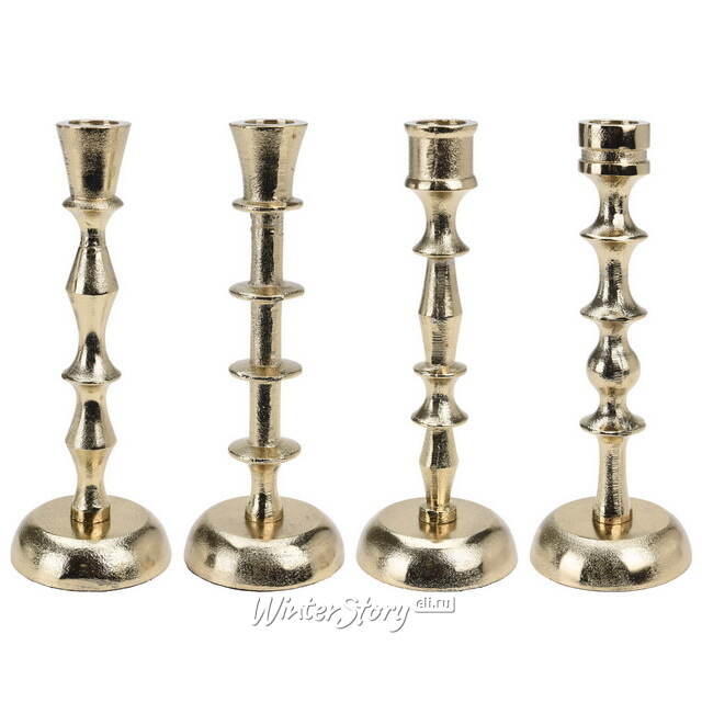 Металлический подсвечник на 1 свечу Aureo Como, 20 см Koopman