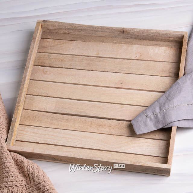 Деревянный поднос Миккель 35*35 см Koopman (Купман)